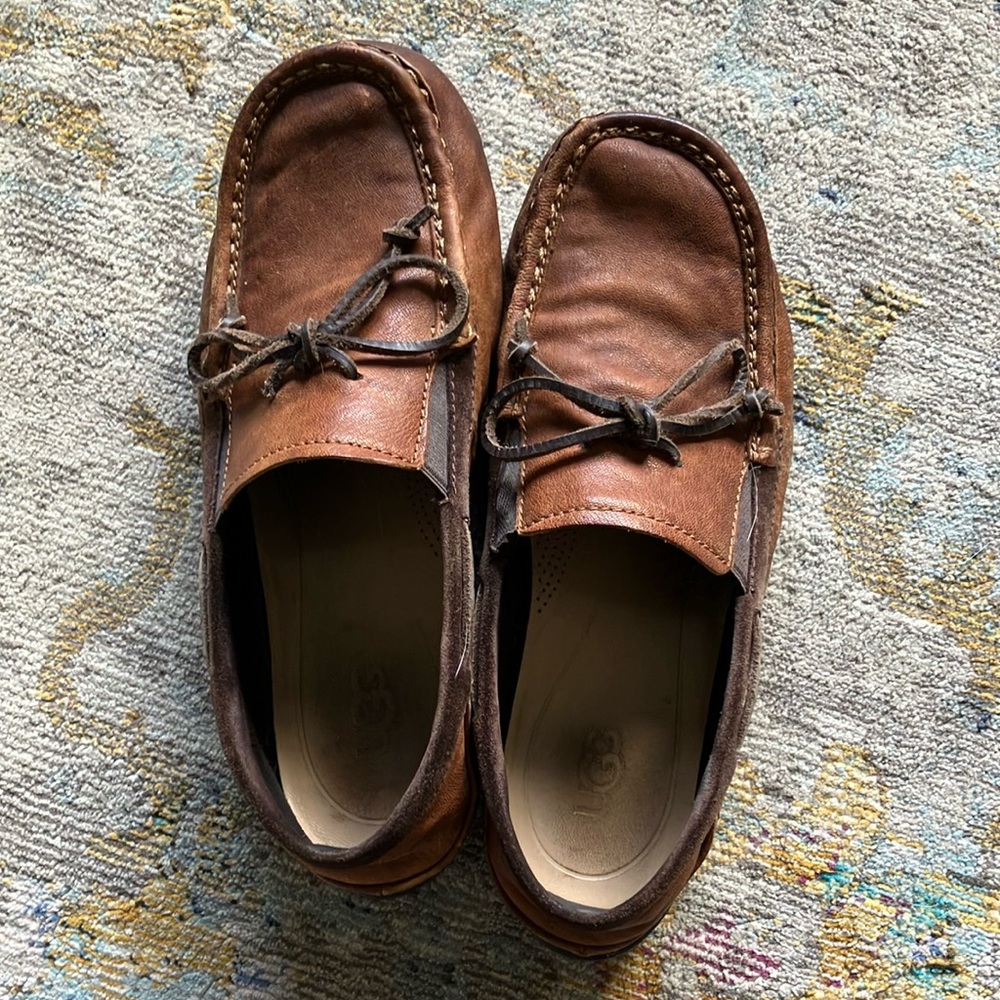 Men's Brown Leather Loafers